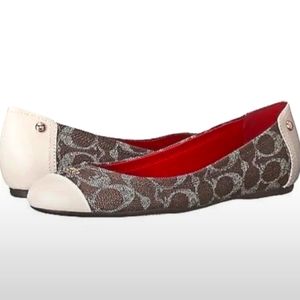 Chelsea Signature Logo Leather Flats Luxury Classic Work Preppy Travel School